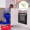sourcing map Cabinet Kitchen Inset Hinges, 6Pcs 1/2" Overlay Semi-Concealed
