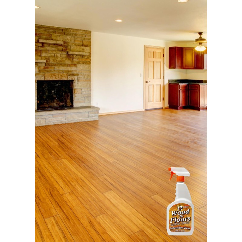 HOWARD Products Wood-N-Floors Hardwood Floor Cleaner for Hardwood, Laminate, and