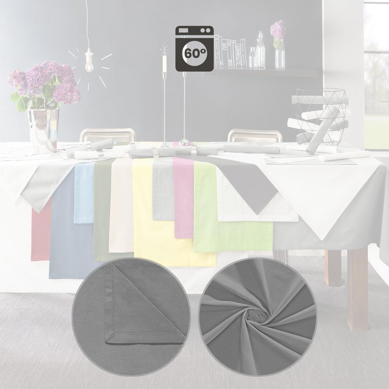 Redbest table linen, tablecloth, table cloth, table runner, plain