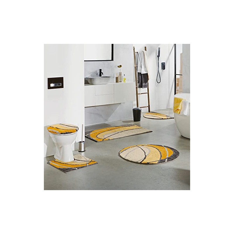 REDBEST Lynn Toilet Lid Cover 47 x 50 cm Yellow