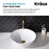 KRAUS Pop-Up Drain in Brushed Gold, PU-10BG