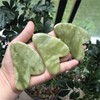 Ladeukoi Green Jade Crystal Stone Gua Sha Massage Tool for
