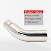 FGJQEFG 5 Inch Stainless Steel Polished Diesel Exhaust Elbow Tip,5''