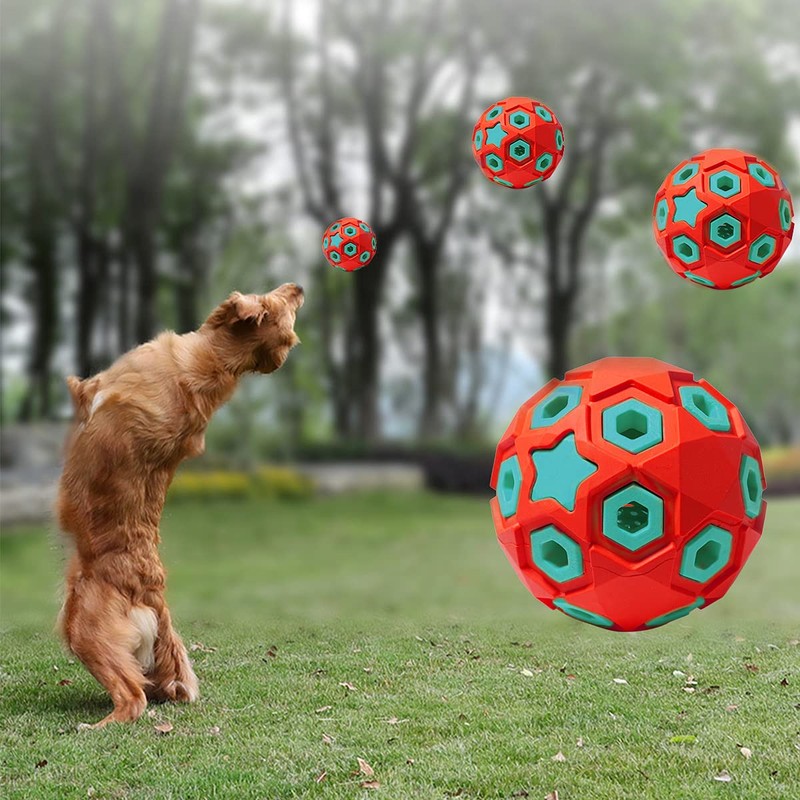 ZMAYPLUS Dog Toy Durable Rubber Star for Gentle Chewers Promotes