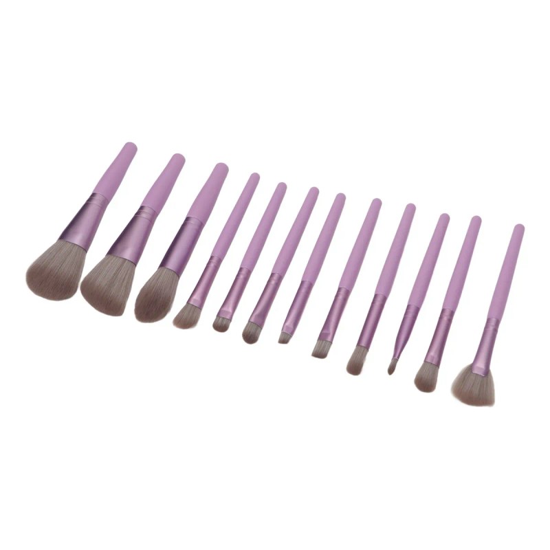 Set Profesional De Brochas De Maquillaje, 12 Unidades, Portá