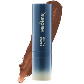 NuNorm Quick Cover Stick | Lightweight Foundation + Concealer For Men's Skin | Face + Body | 17 Shades | Instantly Covers Blemishes | Natural Matte Finish | Cruelty-Free + Vegan | Portable (Mahogany)