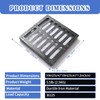 Cast Iron Drain Grate, 9.8 * 9.8 in B125 Class