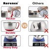 Rorence Stainless Steel Mixing Bowls: Metal Mixing Bowl Set with