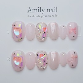 Super Prism [Handmade Nail Tips] Emily Nail - Stiletto / 수퍼프리즘 [수제네일팁] 에밀리네일 - 스틸레토