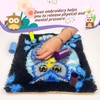 YOOTOM Unicorn Latch Hook Rug for DIY Knotting Kits, Cross