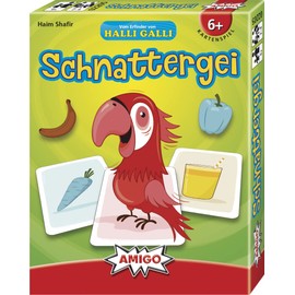 AMIGO 02205 Schnattergei shark Card Game, Multicoloured