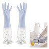 Doyime Rubber Gloves, Waterproof Gloves, Long, Non-slip, Rubber Gloves for