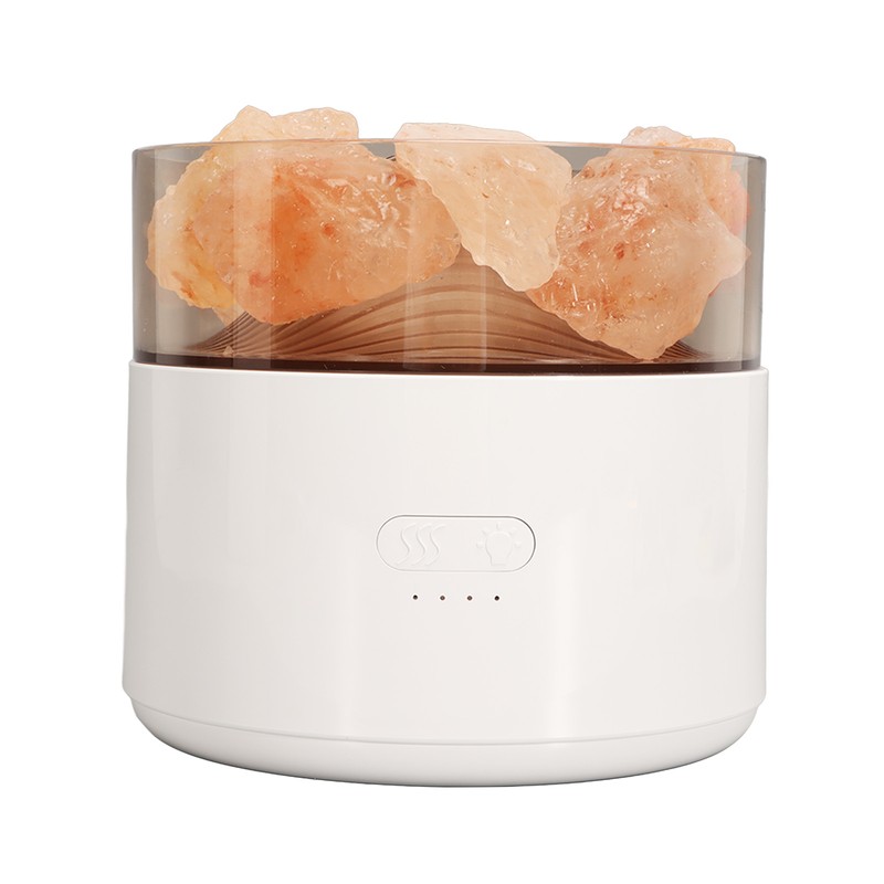 Aroma Lamp Humidifier Colorful Comfortable Multifunctional Crystal Salt Light Diffuser