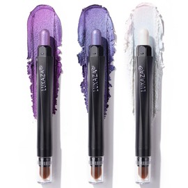 Set De 3 Sombras De Ojos En Barra, De Larga Duración, En Crema, Con Efecto Degradado.                                                                 