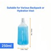 250ML Soft Flask Running Water Bottles,foldable water bottle,TPU Collapsible Running
