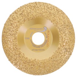 PRODIAMANT Grinding Disc Diameter 125mm K18 - Tungsten Carbide Coated Grinding Wheel for Angle Grinders, Medium, Ideal for Grinding, Shaping and Claw Care