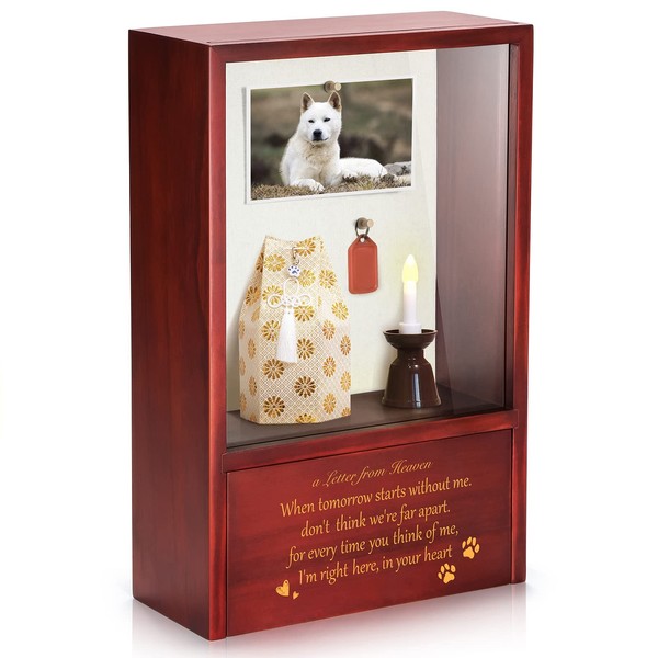 TJ.MOREE Dog Memorial Gifts - Dog Urns for Ashes Memorial