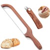 FYLFOTA Sourdough Bread Knife Slicer for Slicing, Wooden Bread Bow