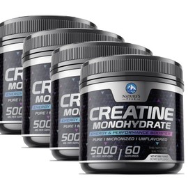 Nature's Peak Pure Creatine Powder 5000mg Creatine Monohydrate Nature's Peak Creatine Monohydrate, 4 units, 300g / 네이처스피크 퓨어 크레아틴 파우더 5000mg 크레아틴 모노하이드레이트 Nature's Peak Creatine Monohydrate, 4개, 300g