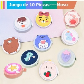 10 Piezas Cinta Metrica Corporal, Cinta Métrica Retráctil de 150 cm/60 inch Cinta Antropometrica Suave, Cinta de Medición Métrica Linda Regla Costura Del Tamaño Estándar, para la Medición Del Cuerpo