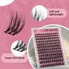 Mayhug Eyelash Extensions, 3D Fluffy Eyelash Extensions, 144 Pieces, False