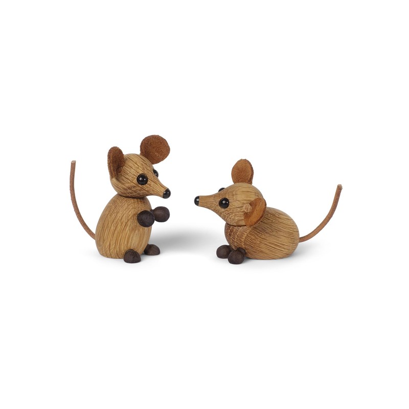 Spring Copenhagen The City Mouse Wooden Figurine - Magical Handmade