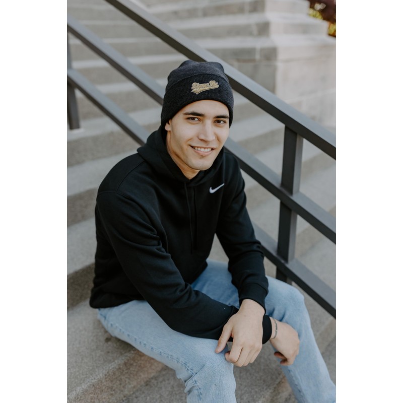 New! Sigma Nu Signature Charcoal Beanie