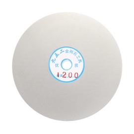 sourcing map Diamond Flat Lap Disc 6" x 1/2" Arbor 1200 Grit Abrasive Diamond Coated Grinding Wheel for Grinding Sanding Lapping Polishing Ceramics, Glass, Stones, Gemstone