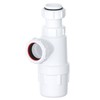 SPARES2GO Telescopic Drain Bottle Trap for Bathroom Kitchen Sink Urinal