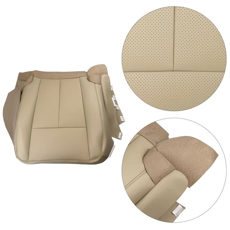 moseiny Driver Bottom Leather Seat Cover Compatible with Ford Expedition