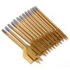 13Pcs 1/4in Hex Shank High Carbon Steel Flat Drill Bit