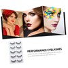 Baluue 5 Pairs Lashes Dense Eyelashes Women's Cosmetics Curly Long