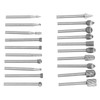20Pcs High Speed Steel Rotary File DIY Grinding Head Set