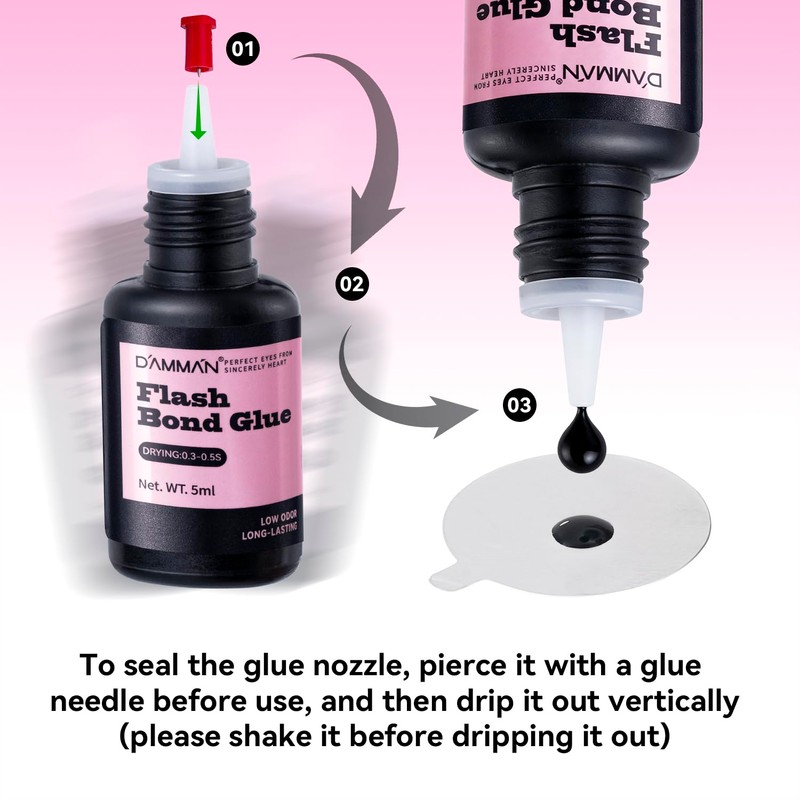 Salon Use 0.3-0.5s Eyelash Extension Glue