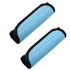 JAKOUE 2pcs Blue Luggage Handle Covers - Soft Suitcase Handle