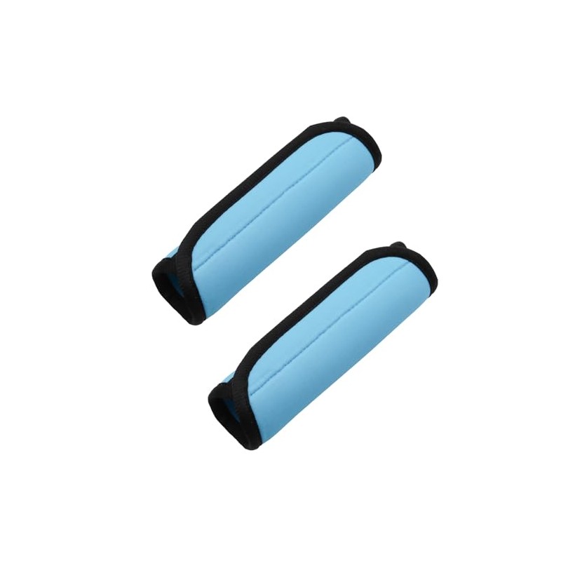 JAKOUE 2pcs Blue Luggage Handle Covers - Soft Suitcase Handle