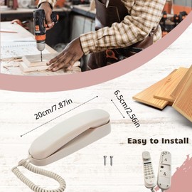 Potatomato Busy Board Accessories & Activity Board - DIY Accessories for Toddlers - Sensory Board Parts - Toy Phone with Sound - Montessori Musical Instruments - Early Promotion Item