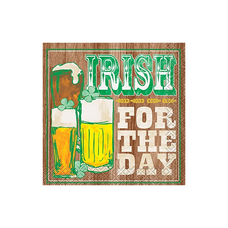 Irish For The Day Saint Patrick's Day Cocktail Napkins, 16ct