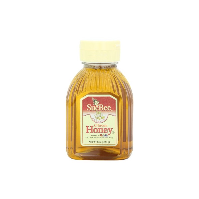 Sue Bee Honey, 8-Ounce Bottle (Pack of 12)