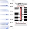2 Pack Sports Card Thickness Measuring Card 2.13 x 3.38
