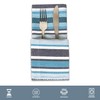 CHARDIN HOME Blues Salsa Stripe Napkin, 18x18 in, Set of