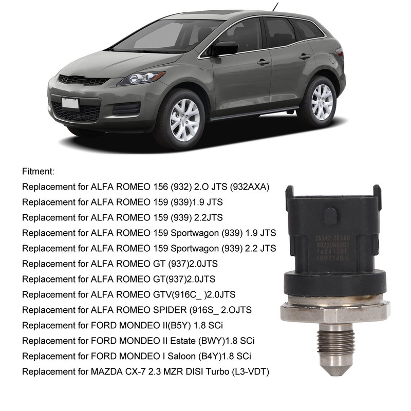 3 Pin Fuel Rail Pressure Sensor L807 18 211 High