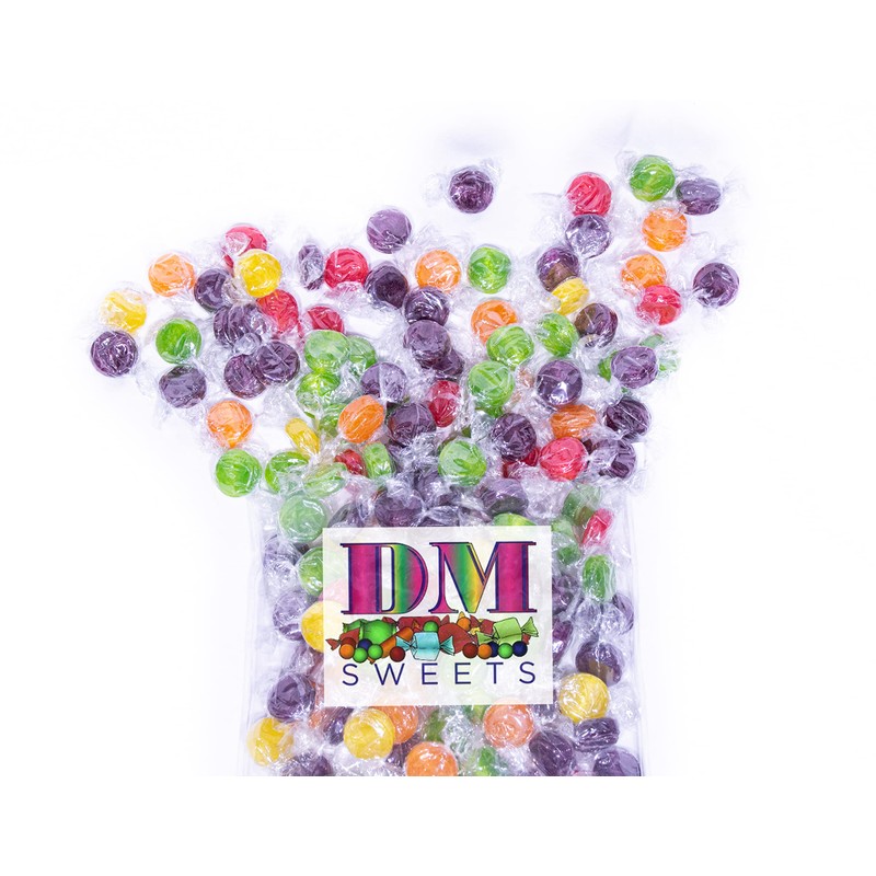 Assorted Fruit Buttons - 2 lbs of Bulk Individually Wrapped