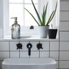 JASAI 18 Oz Vertical Stripes Kitchen Soap Dispenser with 304
