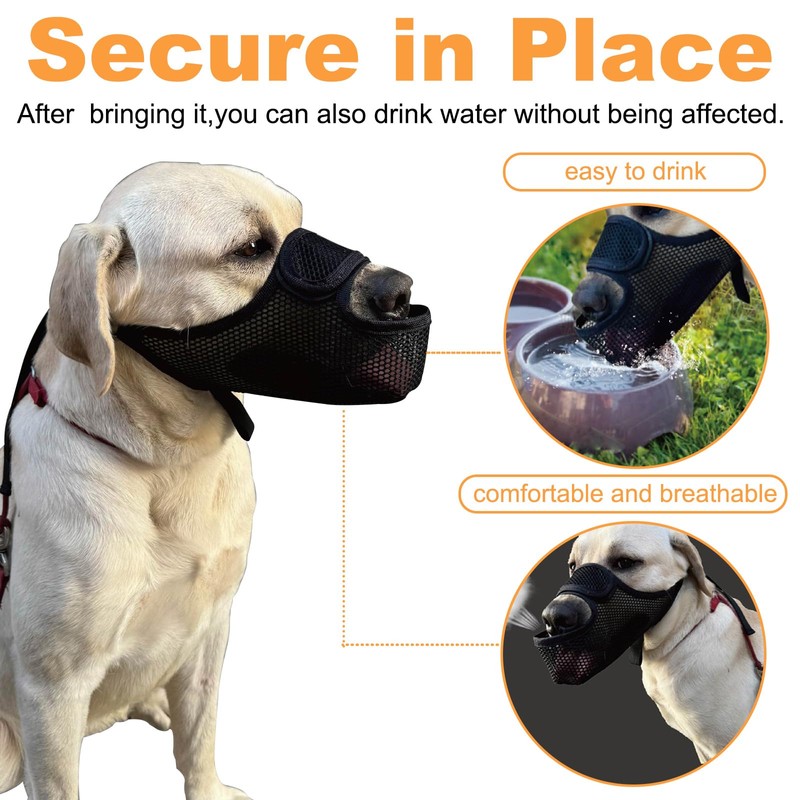 BSITSSS Muzzle for Medium Dogs, Adjustable Muzzles for Dogs Fashions