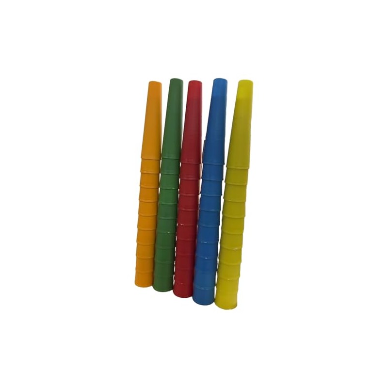 Threehoney 50 Pcs Plastic Training Cones Colored Cones Plastic Small
