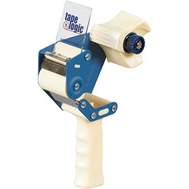 Tape Logic Heavy-Duty Carton Sealing Tape Dispenser, 2", Blue/White, 1/Each