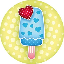144 Sweet Summer Ice Cream 30mm School Reward Stickers, Teachers, Party Bags