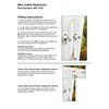 2 x UPVC Window Cable Restrictor Lock with Screws Child