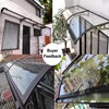 Window Door Awning Canopy UPF 51+, Aluminum Bracket Polycarbonate Board.Front